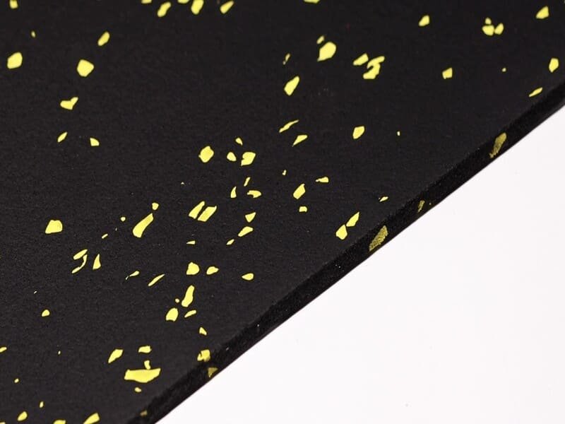 cleaning rubber flooring steps